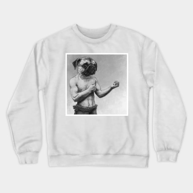 PUGilist Crewneck Sweatshirt by tomasoverbai